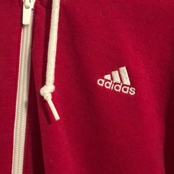 Adidas Zip Up Hoodie Sweatshirt - Picture 2 of 5